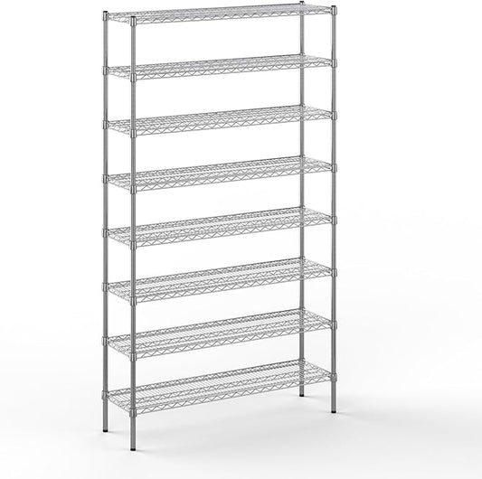 Regal Altair 14" Deep x 48" Wide x 86" Height Wire Shelving Kit | 8-Tier | NSF by Regal+Altair