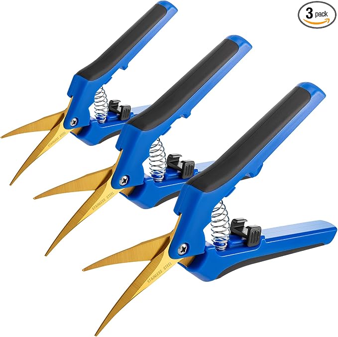GROWNEER 3 Packs 6.5 Inch Pruning Shears by GROWNEER