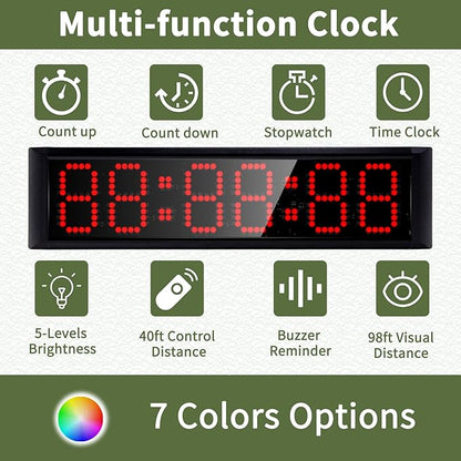 Large LED Display Digital Race Timer Clock - Image 2