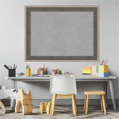 Amanti Art Grey Framed Magnetic Board 25x33 Medium Vision Board - Image 5