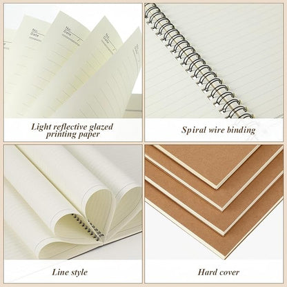 Leelosp 12 Pack Small Spiral Notebook 5 x 7 Inch Lined College Ruled Spiral - Image 2