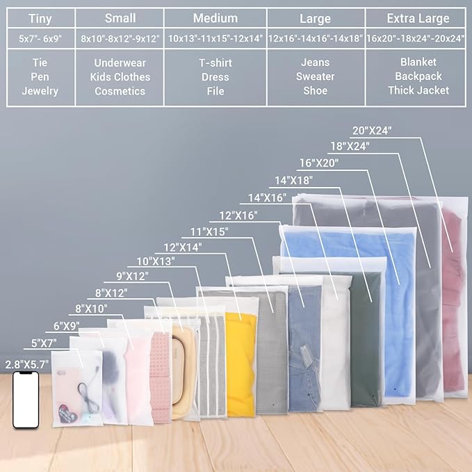 Svaldo Clothing Bags, Poly for Shipping Packaging T Shirt, Sweater Dress - Image 3