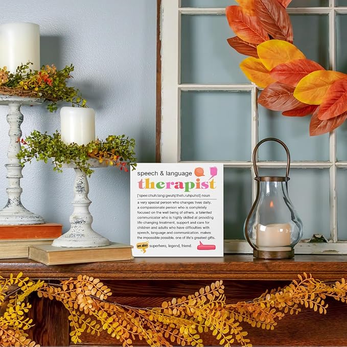 Speech Therapist Gift, Speech Therapy Gifts Wood Box Sign, Speech Pathologist - Image 5