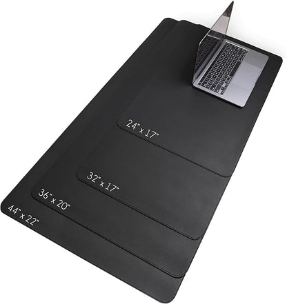 Vine Creations Leather Desk Mat Large 36" x 20", Desk Protector Mat, PU Leather - Image 3