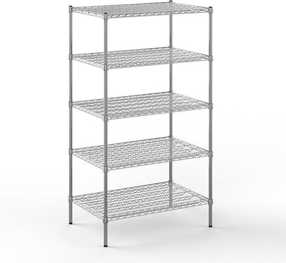 Regal Altair 24" Deep x 36" Wide x 64" Height Wire Shelving Kit | 5-Tier | NSF by Regal+Altair