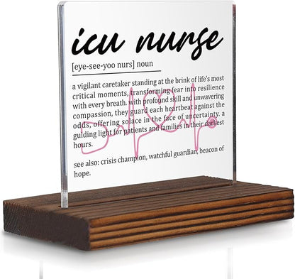 ICU Nurse Gifts, Thank You Appreciation Gifts by Pariveca