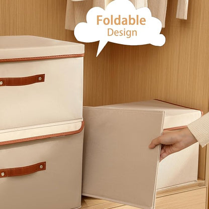 Tuza 4 Pack Large Fabric Storage Bins - Image 4