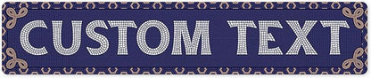 Custom Sign, Custom Street Sign, 11 Font Colors, 13 Font Styles, 4 Hole Options by MySignCenter
