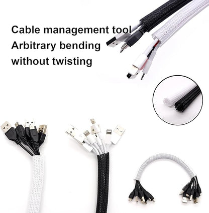 QCSIW 25ft - 1/2 inch Cord Protector, Split Sleeve Cable Management, Heavy Duty - Image 6