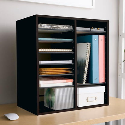 Safco Wooden Paper and Mail Organizer - Image 2