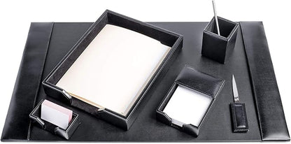 DACASSO Bonded Leather Desk Set - Image 8