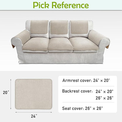 Couch Arm Covers, Sofa Arm Covers, Waterproof Armrest Cover - Image 6