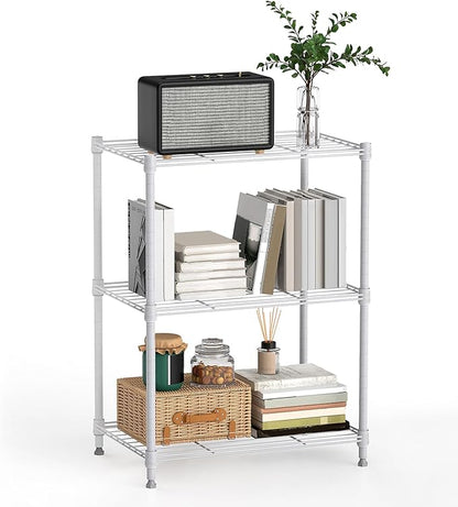 M MZG 450 lbs Wire Storage Shelving 3-Tier Utility Shelving Unit Steel - Image 8