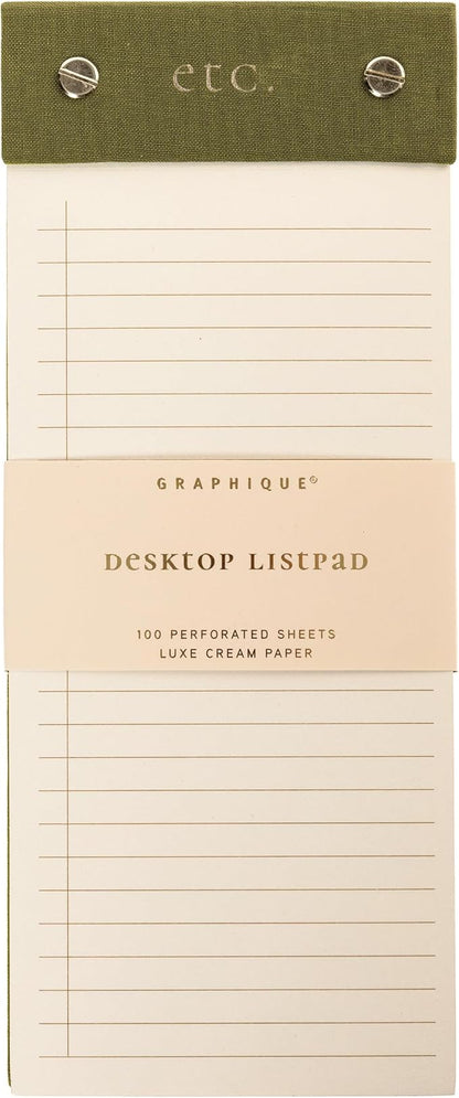 Graphique Post-Bound List Pad Luxe Collection, Perforated Sheets To-Do Notepad - Image 4