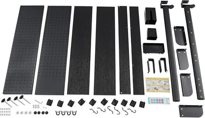 Dlinanta Clamp-On Pegboard Desk Organizer, 2-Tier Clamp On Desk Shelf - Image 8