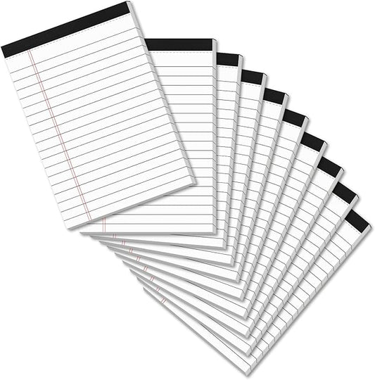 8 Pack Legal Pads 4x6 Inch 30 Sheets Mini Lined Paper Pads by notepads