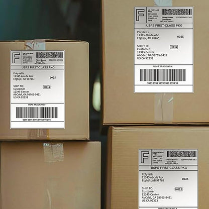 POLYSELLS Self Adhesive Address Shipping Labels - Image 8