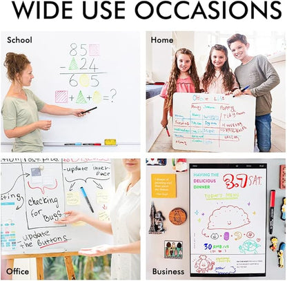 Shuttle Art Dry Erase Markers, 15 Colors Magnetic Whiteboard Markers, Fine Point - Image 7