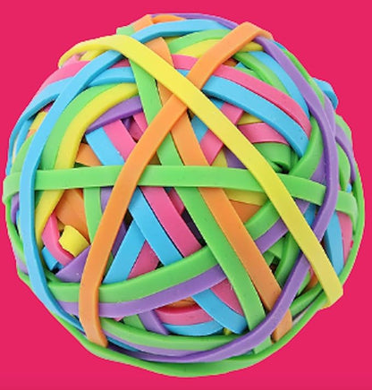 Activave Round Ball Rubber Band Elastics 170 to 180 pcs Colorful Rubber Bands - Image 3