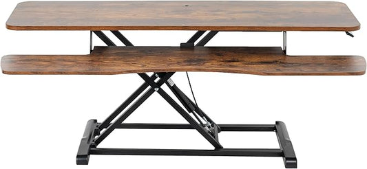 VIVO 48 inch Desk Converter, K Series, Height Adjustable Sit to Stand Riser by VIVO