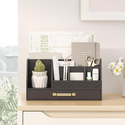 Wisuce Essentials Bamboo Desk Organizer - Image 2