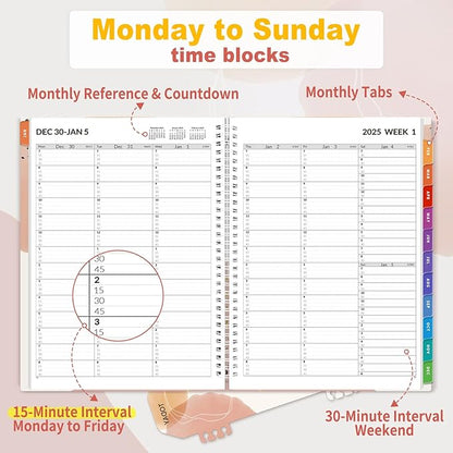SUNEE 2026 Appointment Book, Quarter-Hourly, Weekly & Monthly - Image 2