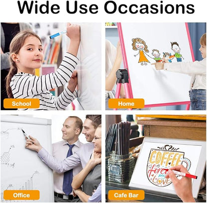 Shuttle Art Dry Erase Markers, 15 Colors Magnetic Whiteboard Markers - Image 4