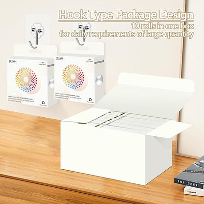 White 1 Inch Round Color Coding Dot Labels, 10 Rolls 10000 Dot Stickers in - Image 4