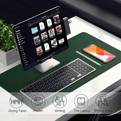 Desk Pad Protector, Leather & Suede Desk Mat, Non-Slip Desk Pad Mat, Large - Image 5