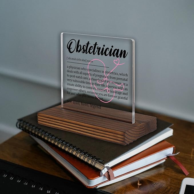 Obstetrician Appreciation Gift for Women’s Healthcare Providers, Thank You Desk - Image 2