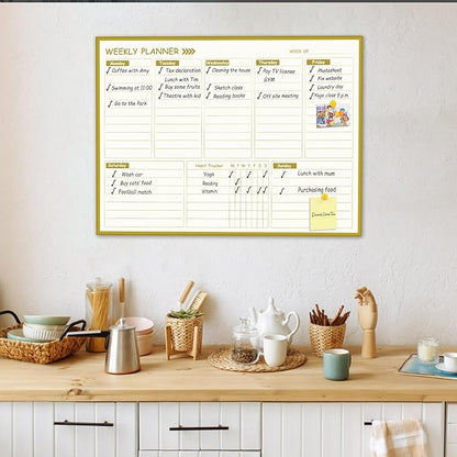 Large Weekly Dry Erase Board for Wall - Image 5