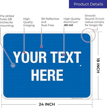 Personalized Custom Blue Background Customize - Image 2