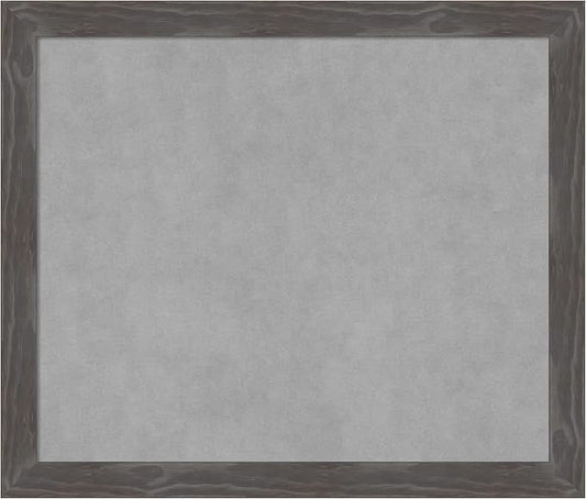 Amanti Art Grey Framed Magnetic Board 23x27 Medium Vision Board by AmantiArt