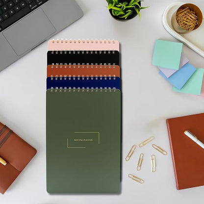 Merely Home | Meeting Notebook for Work | 8.25" x 11.75" | Project Planner | - Image 4