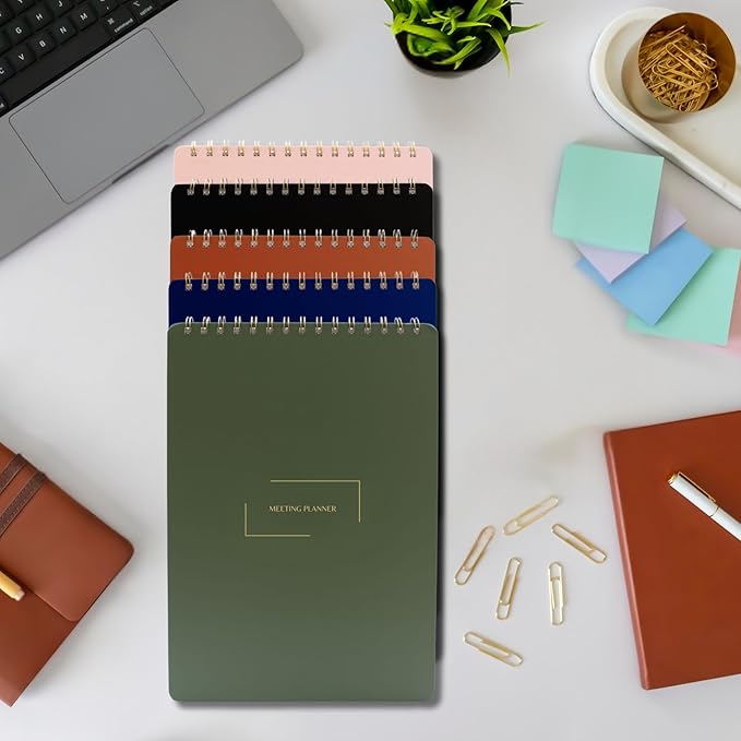 Merely Home | Meeting Notebook for Work | 8.25" x 11.75" | Project Planner | - Image 7