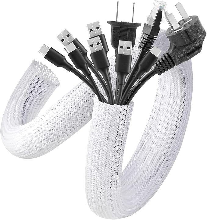 AGPTEK Cable Sleeve Cover, 6.6ft by AGPTEK