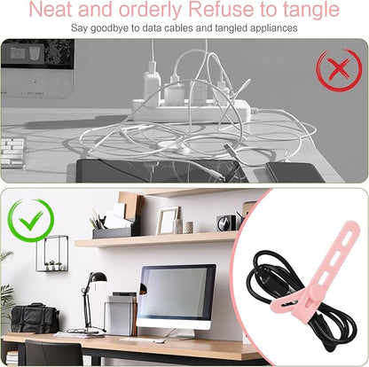 Donruby 24Pcs Silicone Cable Ties - Image 7