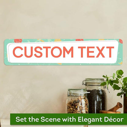 Custom Sign, Custom Street Sign, 11 Font Colors, 13 Font Styles, 4 Hole Options - Image 4