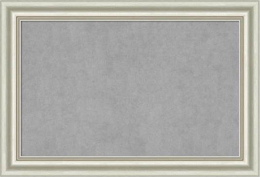Amanti Art Silver Framed Magnetic Board 26x38 Large Vision Board by AmantiArt