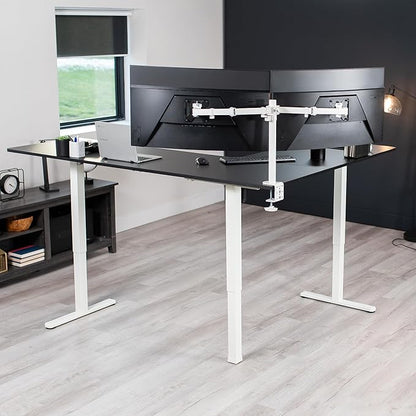VIVO Electric Corner 75 x 63 inch L-Shaped Standing Desk, Memory Height - Image 8