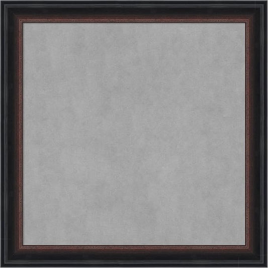 Amanti Art Black Framed Magnetic Board 14x14 X-Small Vision Board by AmantiArt
