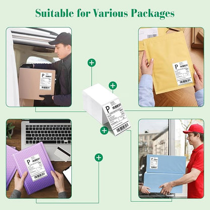 METRONIC Thermal Labels 4x6 200 Labels Fanfold Direct Shipping Label - Image 6