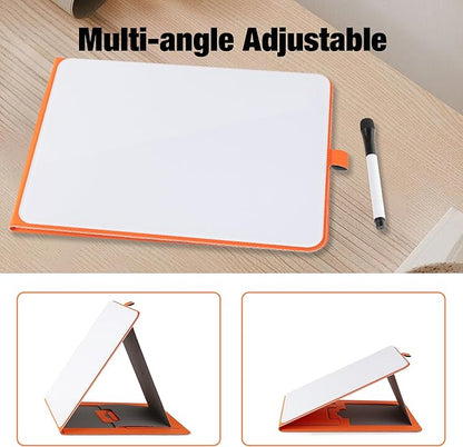 Glass Desktop Whiteboard with Reversable Stand, 12×9” Dry Erase White Board - Image 4
