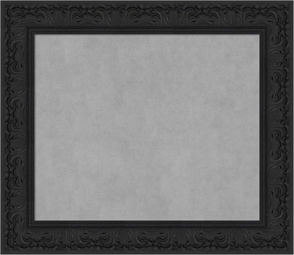 Amanti Art Black Framed Magnetic Board 27x31 Medium Vision Board by AmantiArt
