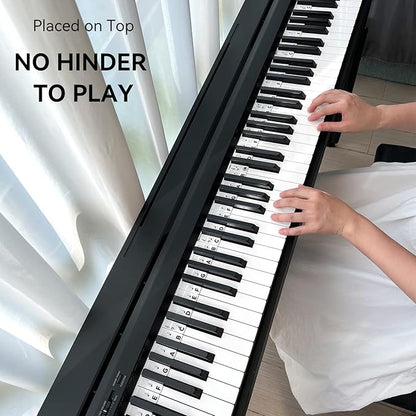 BEATBIT Piano Notes Guide for Beginner, Removable Piano Keyboard Note Labels - Image 6
