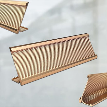 10 Pack 2" x 8" Aluminum Desk Name Plate Holder, Office Name Plate Holder - Image 4