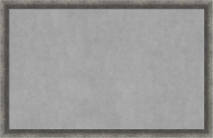 Amanti Art Grey Framed Magnetic Board 22x34 Large Vision Board by AmantiArt