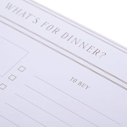 Graphique Large Magnetic Notepad, 6” x 8”–Front Says, “What’s - Image 2