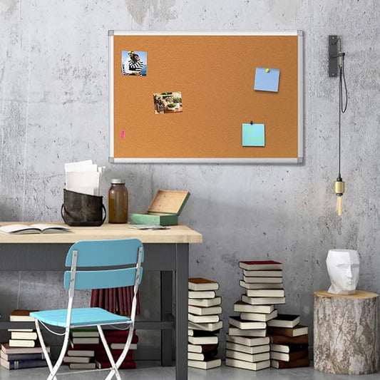 Cork Bulletin Board, Bulletin-Boards, Notes Board, Memo Board, 18 x 24inch by Boardest