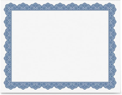 Geographics Optima Blue Blank Award Certificate Paper - Image 2